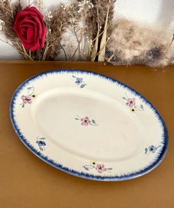 Authenticité - Lot n° 2 - Ravier Mary Lou - 26,5 cm - Digoin Sarreguemines