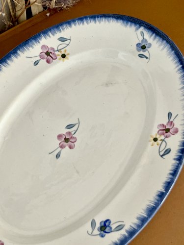 Authenticité - Lot n° 2 - Ravier Mary Lou - 26,5 cm - Digoin Sarreguemines