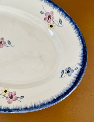 Authenticité - Lot n° 2 - Ravier Mary Lou - 26,5 cm - Digoin Sarreguemines