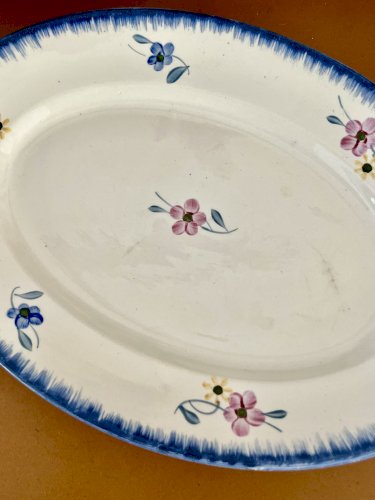 Authenticité - Lot n° 2 - Ravier Mary Lou - 26,5 cm - Digoin Sarreguemines