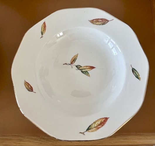 Authenticité - Lot n°2 - 6 assiettes creuses Nemours - 22,8 cm - Digoin Sarreguemines