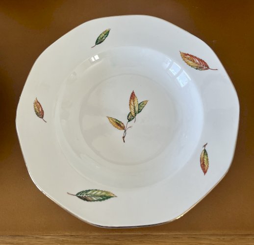 Authenticité - Lot n°2 - 6 assiettes creuses Nemours - 22,8 cm - Digoin Sarreguemines