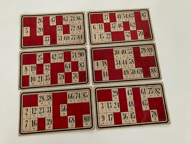 AV7⚜️  Ancien Jeu de Société Le Loto Vintage Authentique