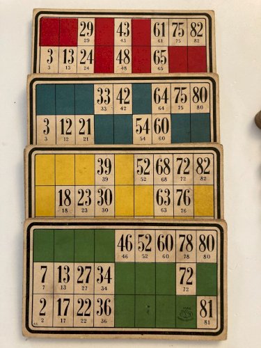 AV7⚜️  Ancien Jeu de Société Le Loto Vintage Authentique