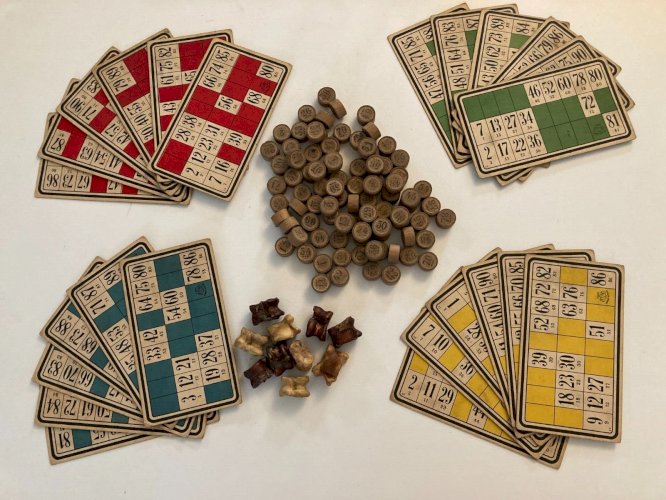 AV7⚜️  Ancien Jeu de Société Le Loto Vintage Authentique