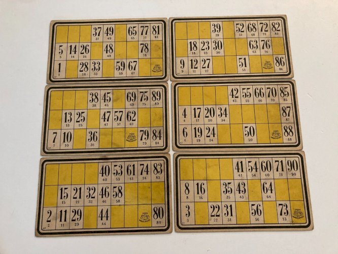 AV7⚜️  Ancien Jeu de Société Le Loto Vintage Authentique