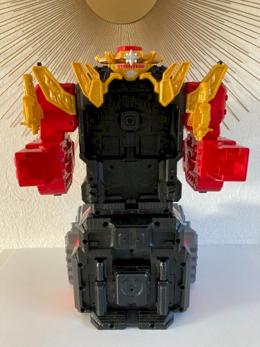 AV7⚜Robot Power Rangers Ninja Steel L'ultra Forteresse Megazord Lion Bandai 54Cm
