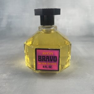AVON collectible bottle BRAVO 4 fl oz full
