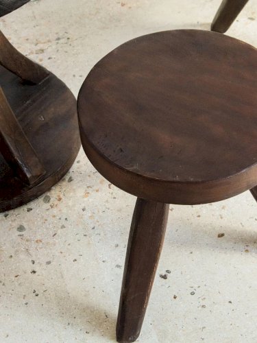 Axel, le tabouret bas en teck N°485