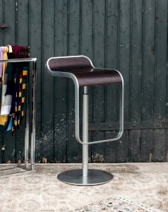 Axel, le tabouret en aluminium brossé N°506