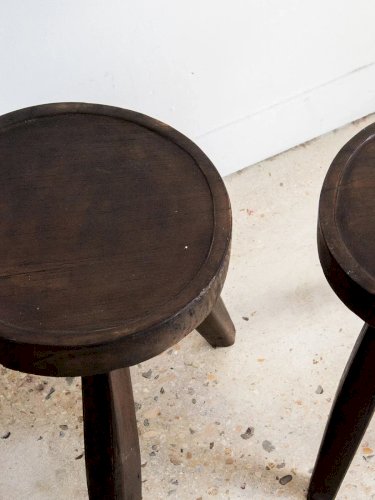 Axel, le tabouret en teck N°487