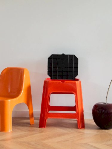 Axel, le tabouret orange N°512
