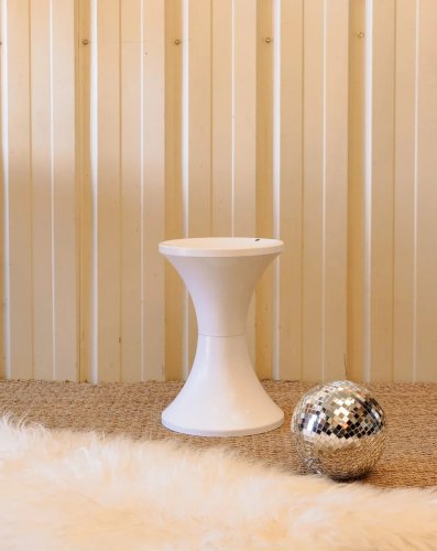 Axel, le tabouret tam-tam blanc N°520