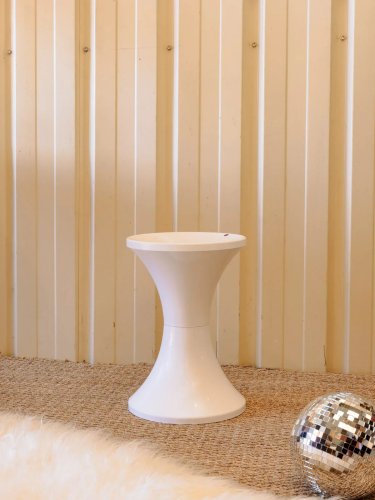 Axel, le tabouret tam-tam blanc N°520