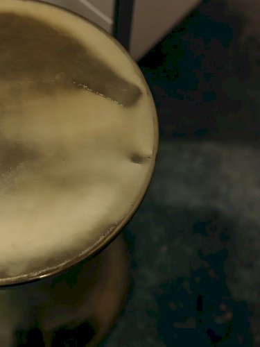 Axel, le tabouret tam-tam doré N°516