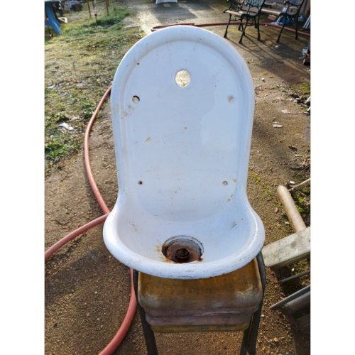 Bac évier en Fonte émaillé