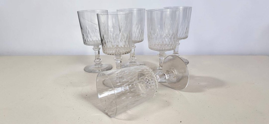 Baccarat — 6 verres à eau Modèle Richelieu Champigny