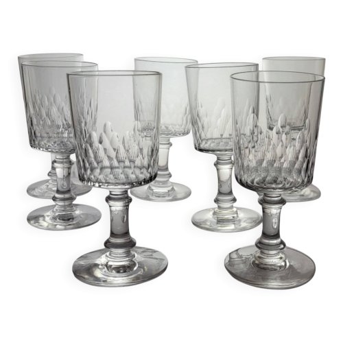 Baccarat - 7 verres à vin modèle Richelieu-Champigny