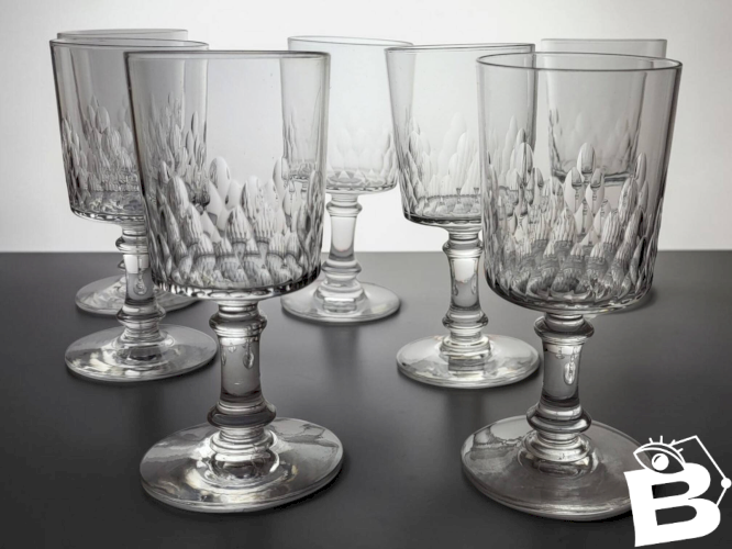 Baccarat - 7 verres à vin modèle Richelieu-Champigny