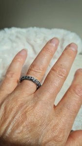 Bague Alliance brutaliste