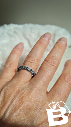 Bague Alliance brutaliste