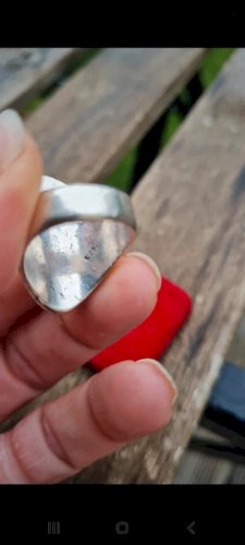 Bague ancienne en argent 925 ethnique