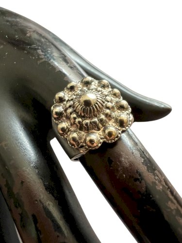 Bague Ancienne Vintage Ethnique Collection Solide Taille 52Fr Bohème Chic
