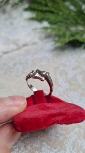 Sterling silver ring - Arthus Bertrand - two horse heads