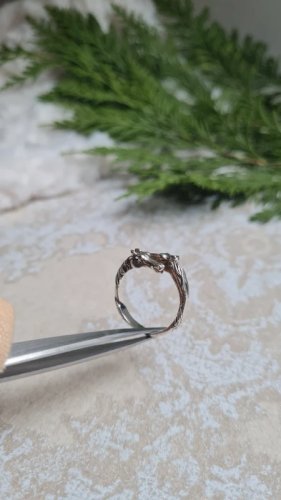 Bague argent massif- Arthus Bertrand -  deux têtes de chevaux