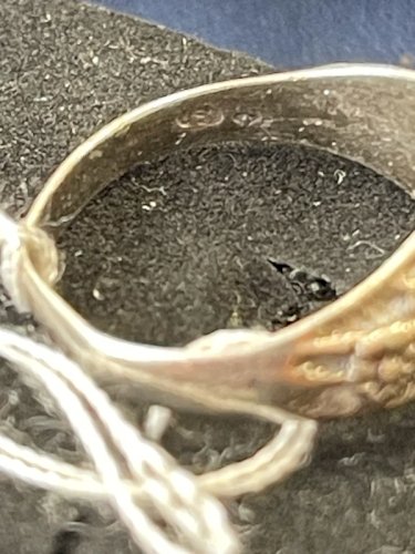 Bague argent taille 54