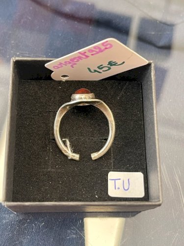 Bague argent taille réglable