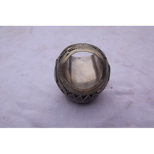 Bague Cachet Argent et Lapis-Azuli Chine 19 ème
