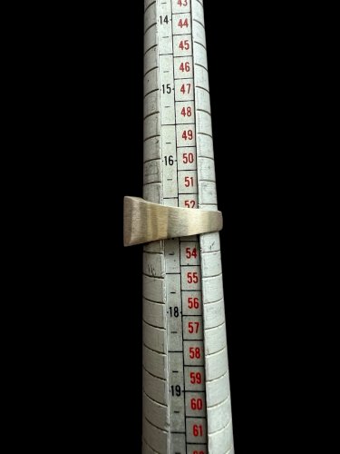 Bague chevalière art déco vers 1925 unisexe argent massif stock ancien Vintage