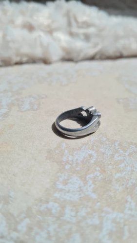 Bague - chevalière de poilu de tranchée WW1 trèfle porte-bonheur