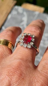 Bague Christian Dior vintage - Bague fantaisie Dior