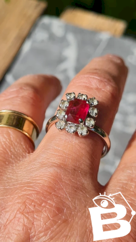 Bague Christian Dior vintage - Bague fantaisie Dior