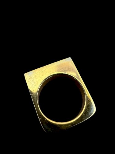 Bague design vers 1970/ 1980 contemporaine moderne vintage Taille 52,5 FR