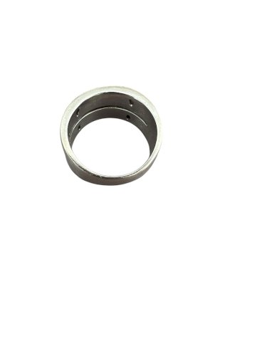 Bague design vintage diamant argent taille 54 FR symbolise le lien amour -amitié