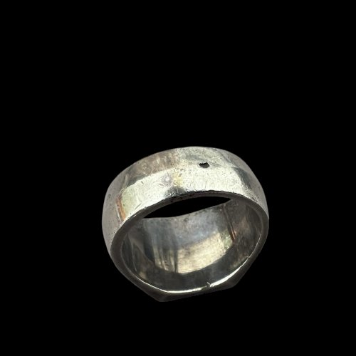 Bague en argent Chevaliere art déco 1925 poinçon sanglier Poinçon De Maitre L A