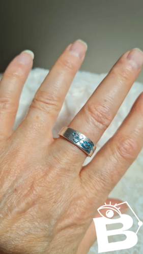 Bague en argent lézard