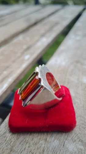 Bague en argent - multicolore -  Oversize