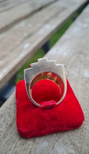 Bague en argent - multicolore -  Oversize