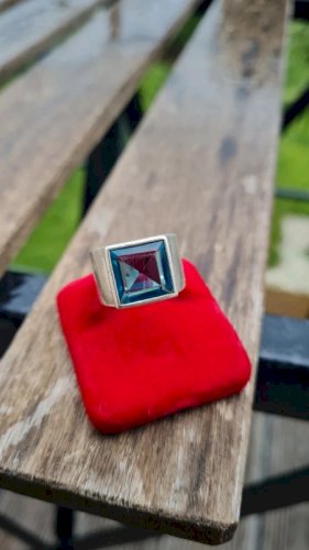 Bague en argent oversize