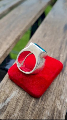 Bague en argent oversize