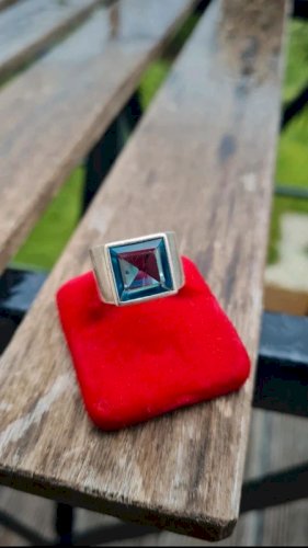 Bague en argent oversize