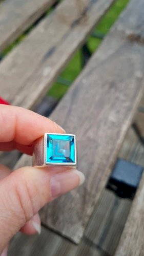 Bague en argent oversize