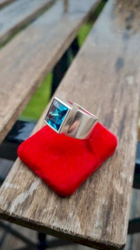 Bague en argent oversize