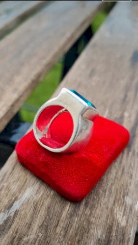 Bague en argent oversize