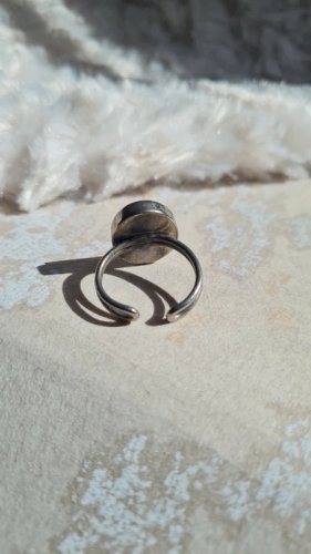 Bague en micro mosaïque vintage ajustable