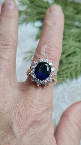 Bague en plaqué or marguerite